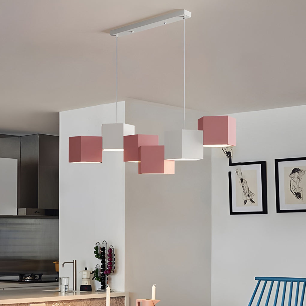 Geometric LED Industrial Pendant Chandelier