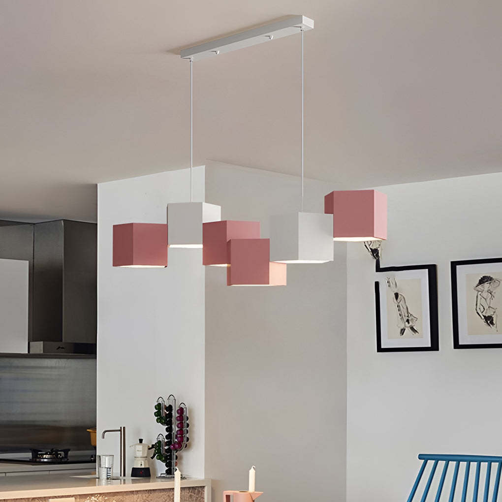 Geometric LED Industrial Pendant Chandelier