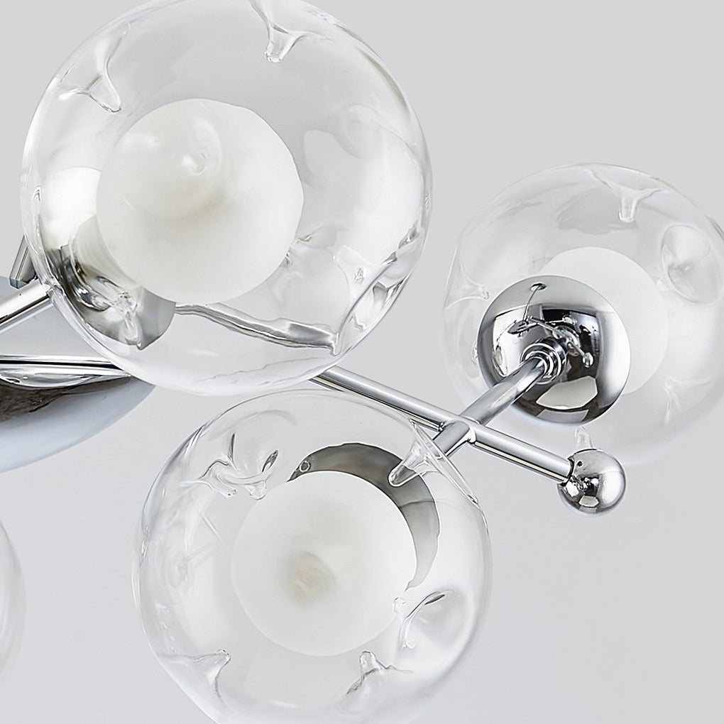 Minimalist Dimmable Glass Globe American Chandelier
