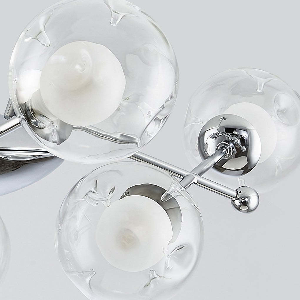 Minimalist Dimmable Glass Globe American Chandelier