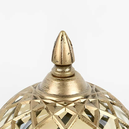 Glass Aluminum Round Ball Waterproof LED Outdoor Fence Post Lights-Lighom