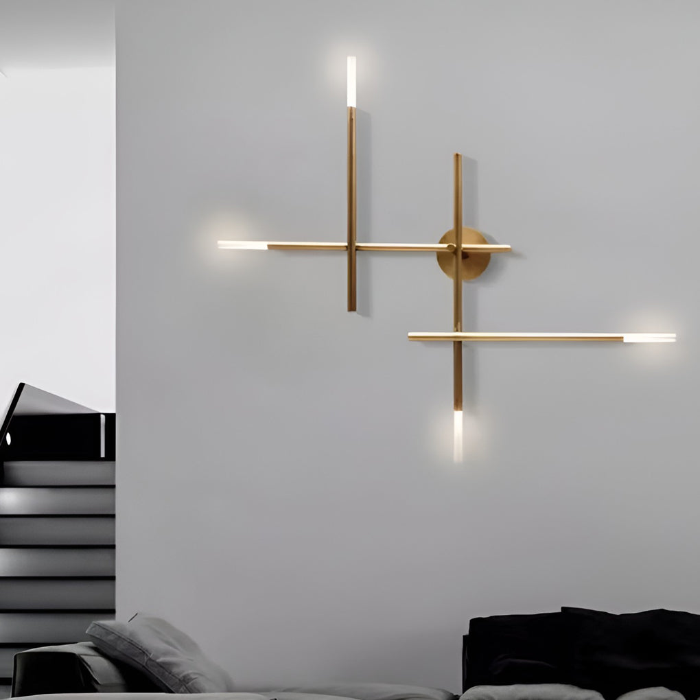 Creative Geometric Strip LED Modern Wall Lamp Wall Sconce Lighting-Lighom