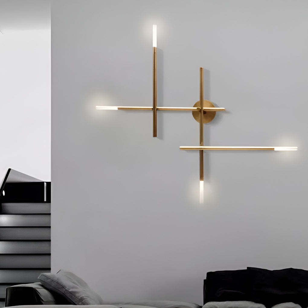 Creative Geometric Strip LED Modern Wall Lamp Wall Sconce Lighting-Lighom