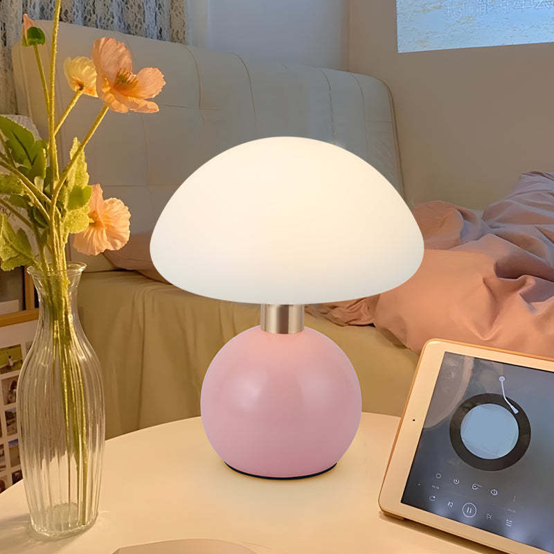 Touch Control Acrylic Mushroom Metal Ball Cute Kids Lamp-Lighom