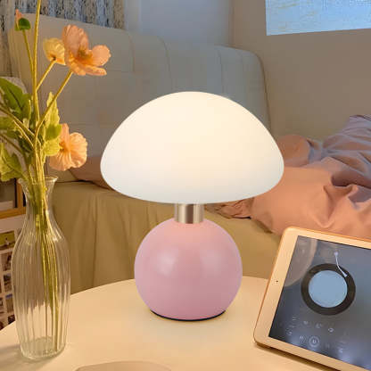 Touch Control Acrylic Mushroom Metal Ball Cute Kids Lamp-Lighom