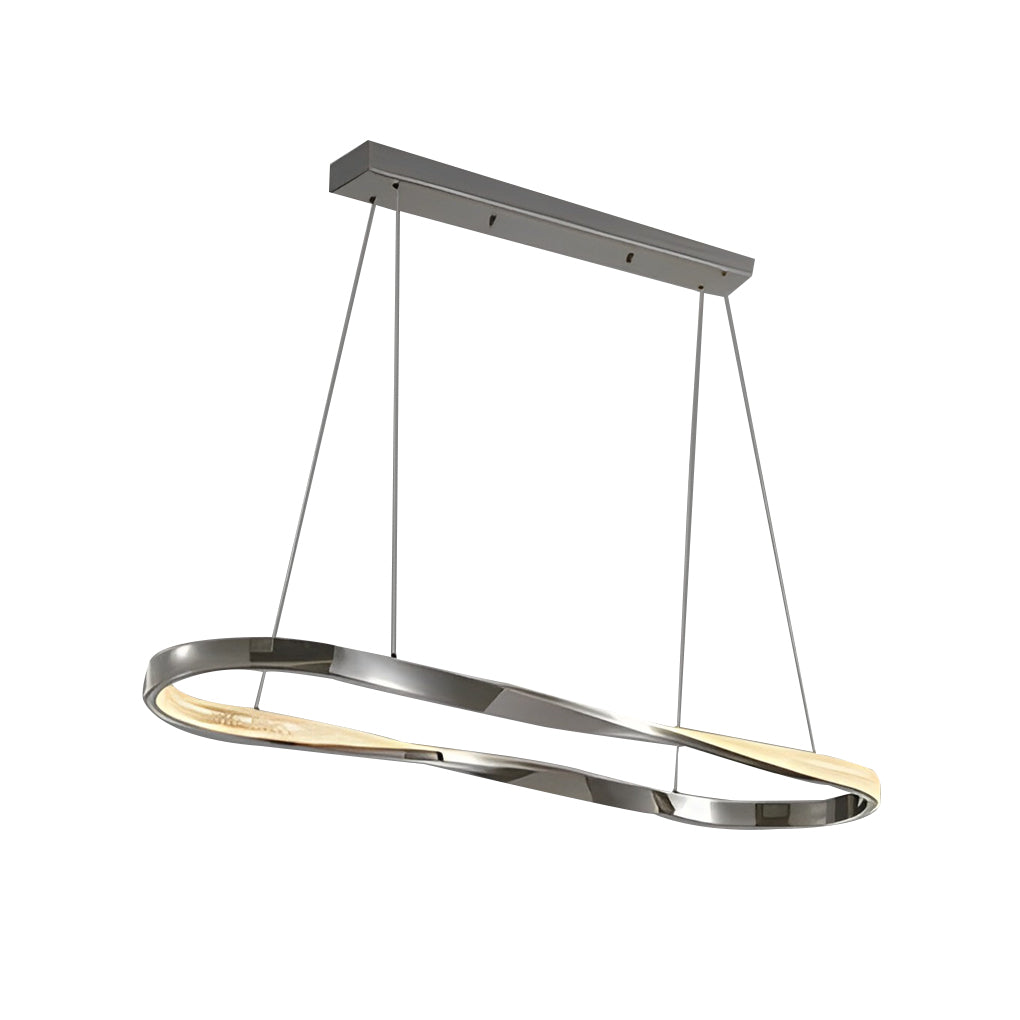 Ring Dimmable LED Oval Nordic Chandelier