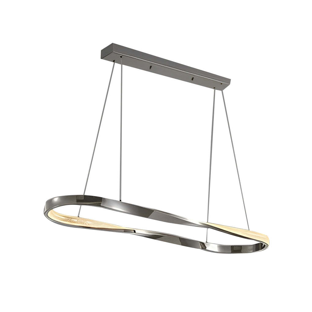 Ring Dimmable LED Oval Nordic Chandelier