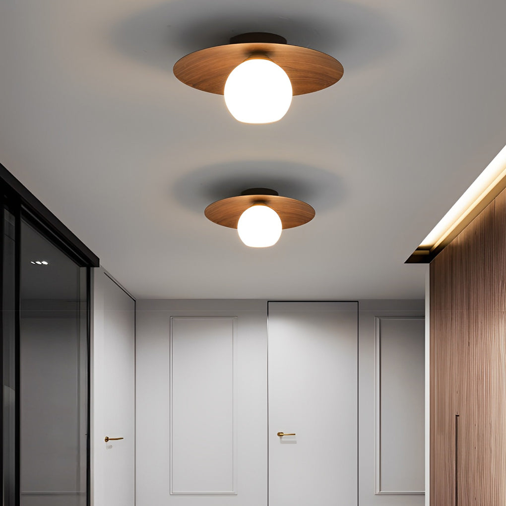 Minimalist Bowl LED Nordic Flush Mount Light