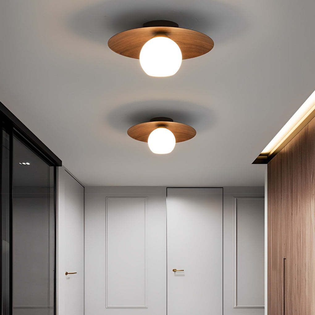 Minimalist Bowl LED Nordic Flush Mount Light