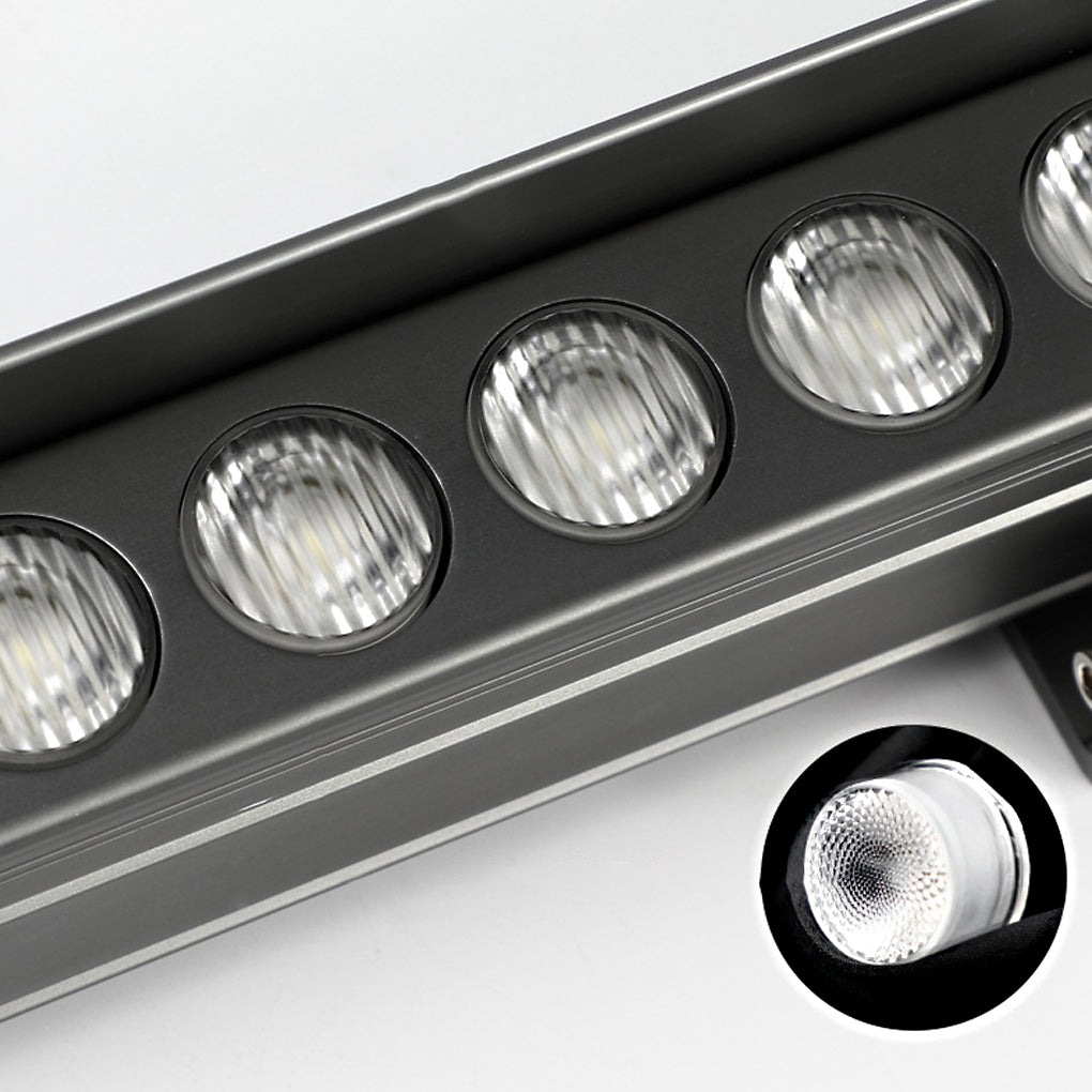 Aluminum Linear LED Outdoor Wall Washer Lights with Rotatable Bracket Architectural Lighting-Lighom