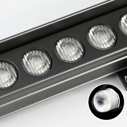 Aluminum Linear LED Outdoor Wall Washer Lights with Rotatable Bracket Architectural Lighting-Lighom