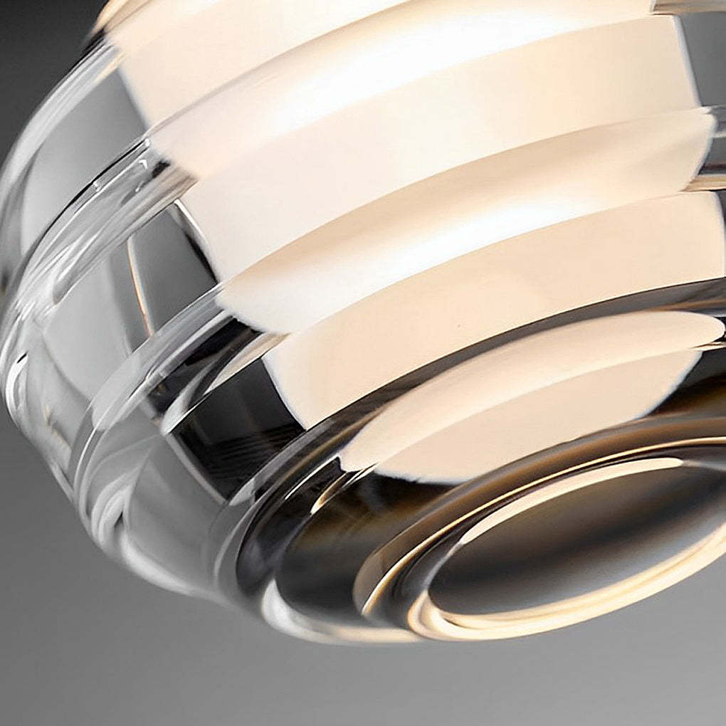 Threaded Acrylic Ball Long-Line Nordic Pendant