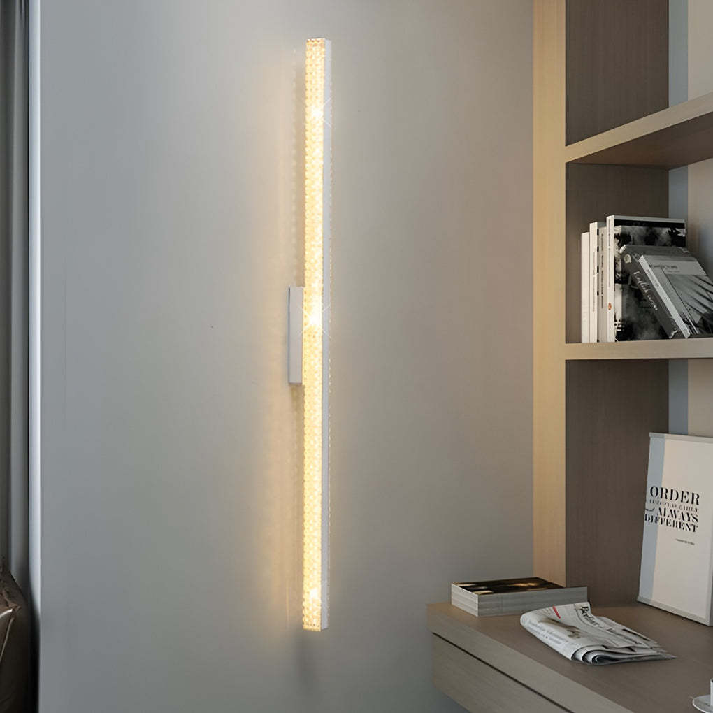41 in. Linear Acrylic Sword LED Wall Sconce