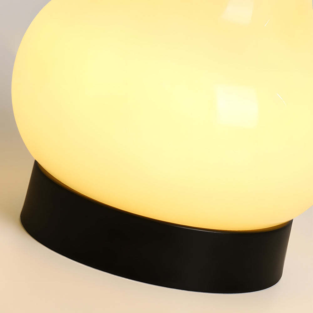7.5 inch Glass Pear LED Table Ambient Lamp with Touch Switch-Lighom