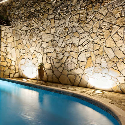 5-Light LED Modern Square In-Ground Well Lights Step Deck Lighting with Light Sensor for Pathways-Lighom