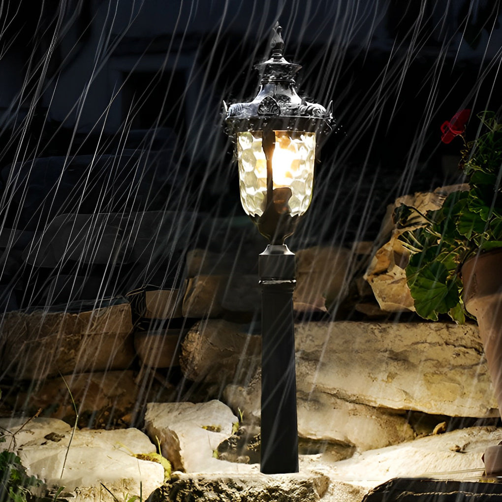 European-Style Waterproof Outdoor Lawn Lamp Elegant Pathway Lighting-Lighom