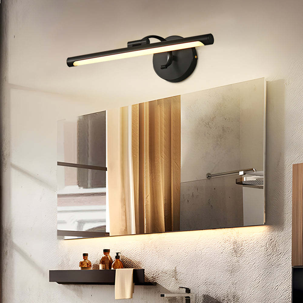 Sleek Rotatable Copper LED Bathroom Vanity Light Over Mirror Bath Bar-Lighom