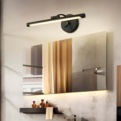 Sleek Rotatable Copper LED Bathroom Vanity Light Over Mirror Bath Bar-Lighom
