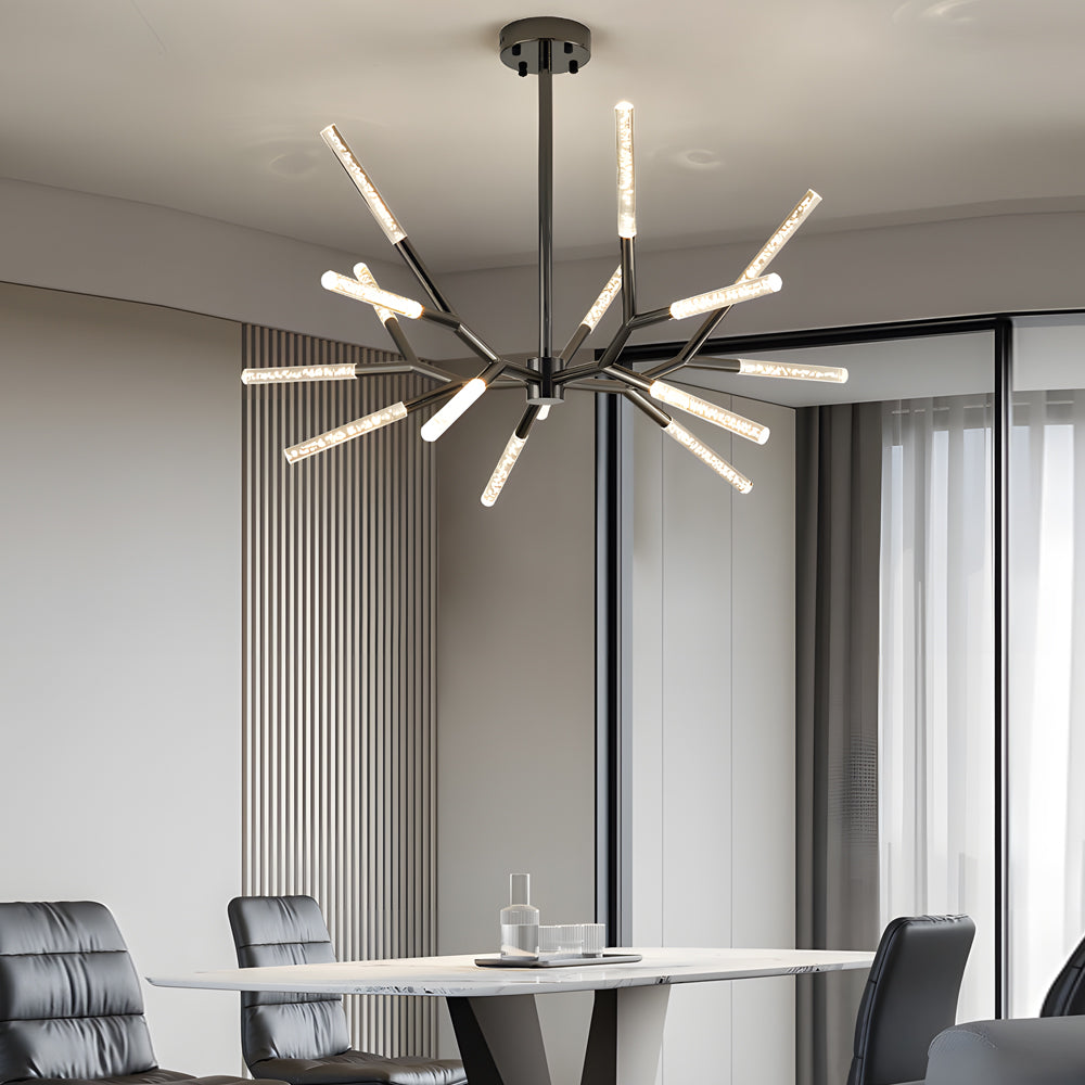 Acrylic Branches LED Minimalist Postmodern Chandelier