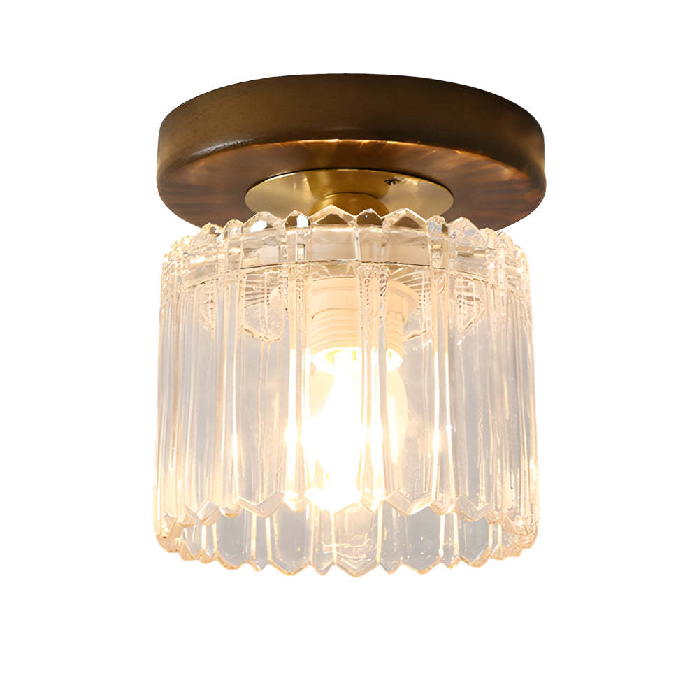 Square Iron Frame American Country Ceiling Light - 01B