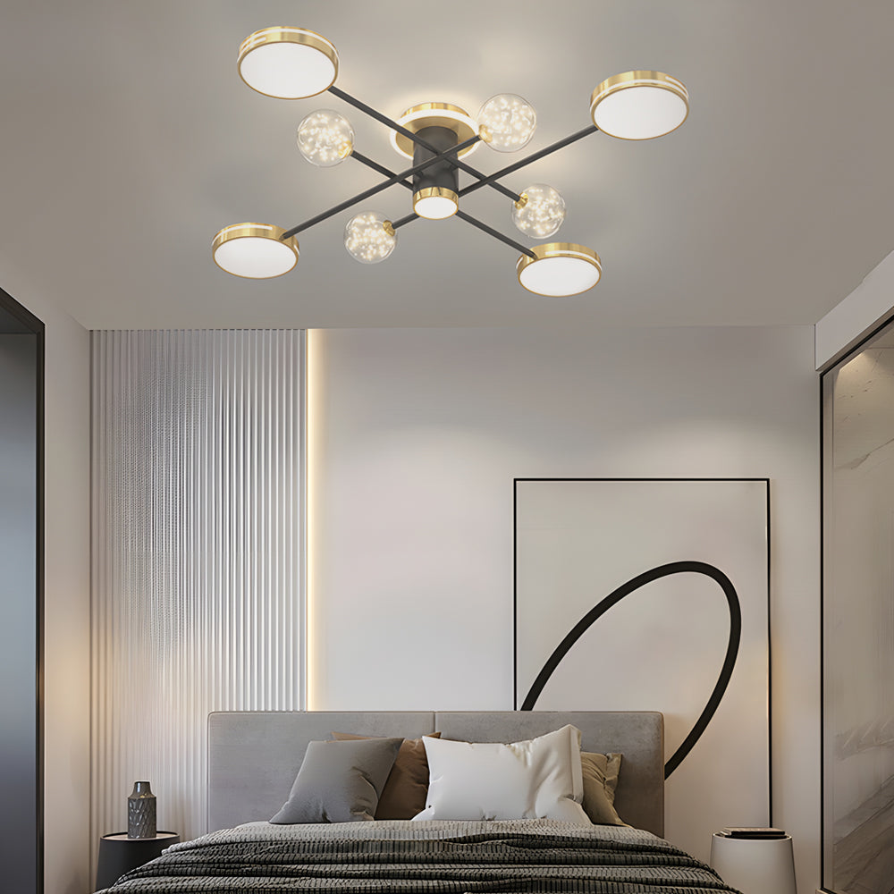 Starry Flower Modern Ceiling Hanging Lamp