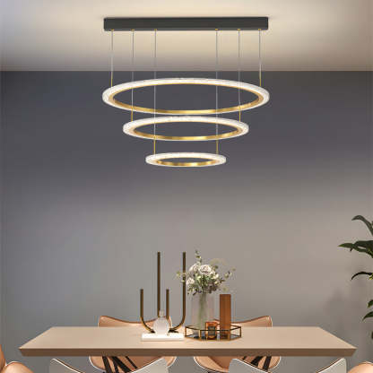 Circle Ring Modern Chandelier Hanging Light