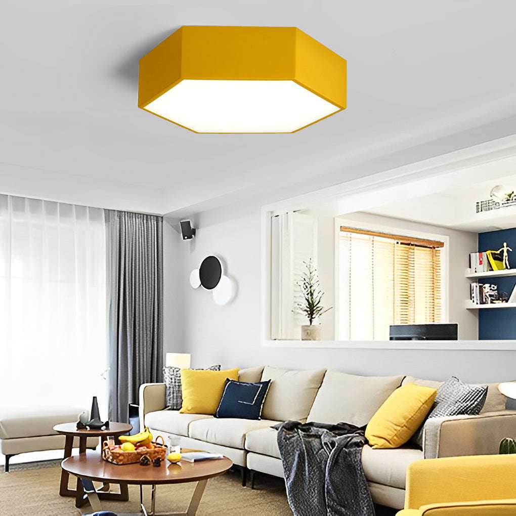 Wireless-Control Modern Flush Mount Ceiling Light