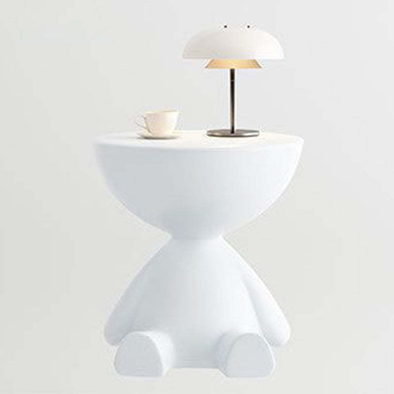 Minimalist Round End Table