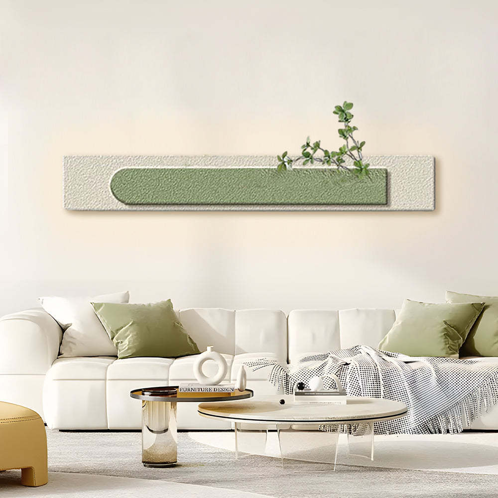 Rectangular Three-Dimensional Sandstone USB Remote LED Wall Lamp Painting-Lighom