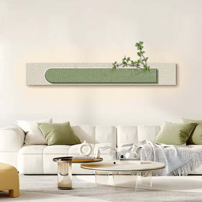 Rectangular Three-Dimensional Sandstone USB Remote LED Wall Lamp Painting-Lighom