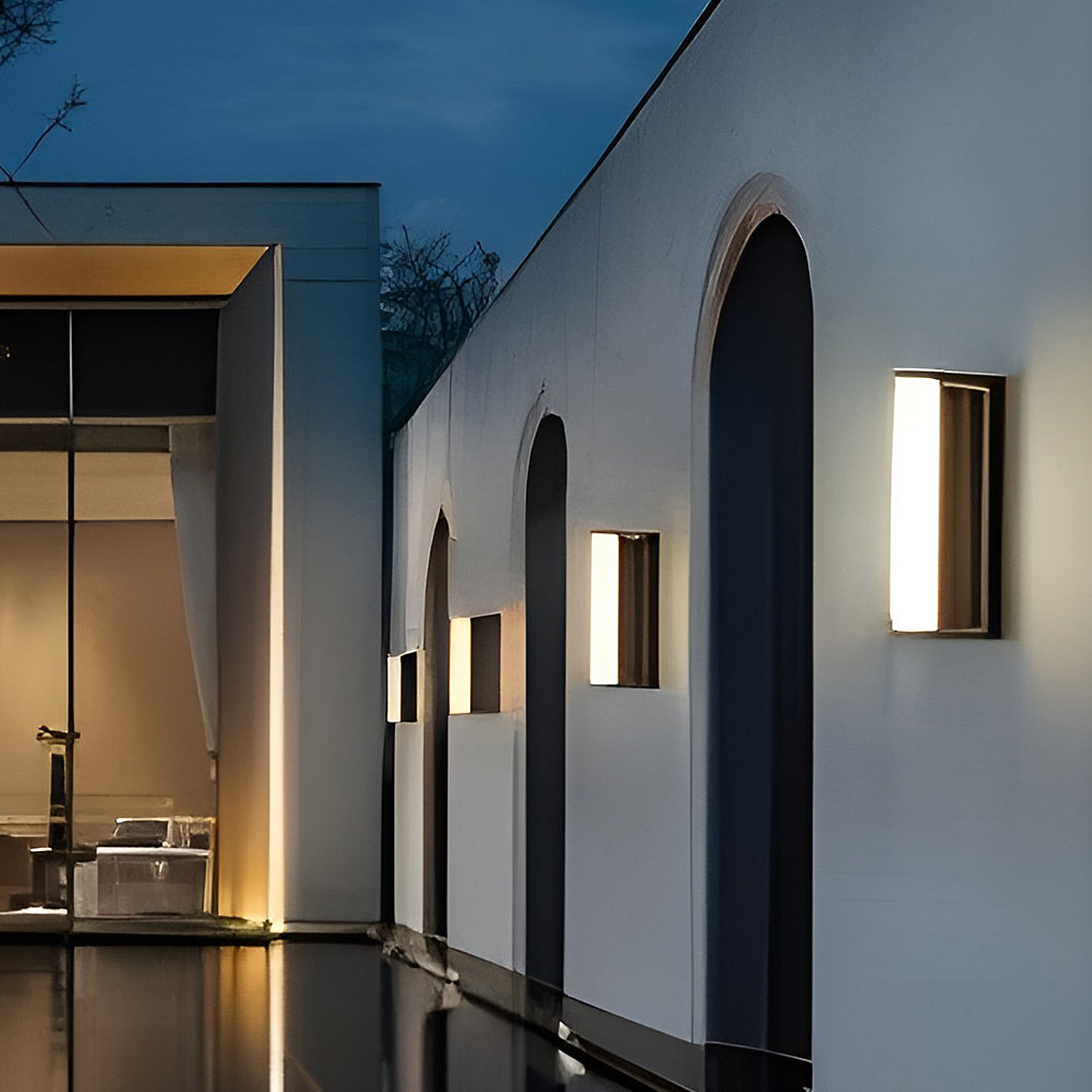 Long Acrylic LED Solar Linear Outdoor Wall Light
