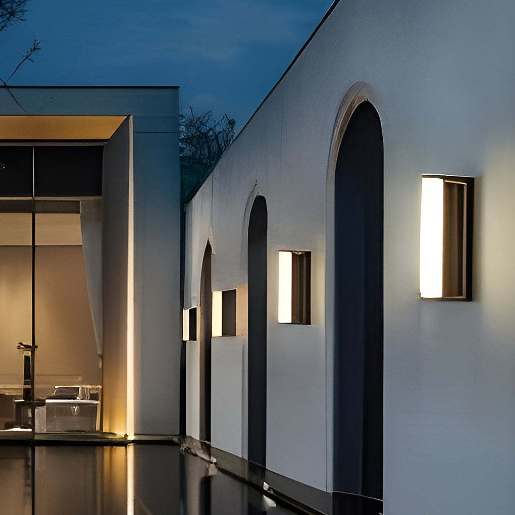 Long Acrylic LED Solar Linear Outdoor Wall Light