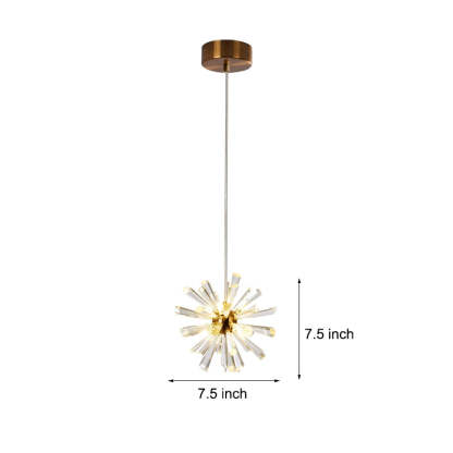Glass Dandelions Fireworks Flower Three Step Dimming Nordic Pendant Lights-Lighom