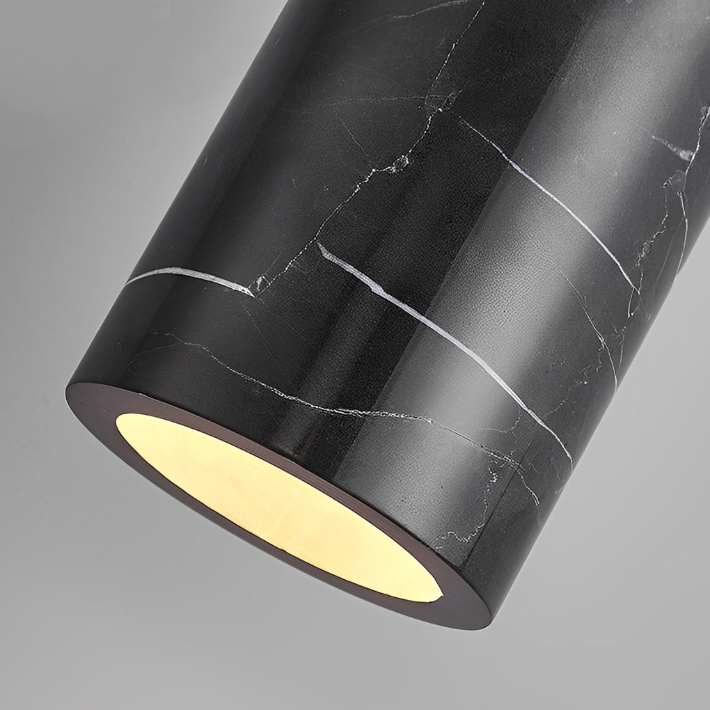 Minimalist Cylindrical Marble Dimmable Nordic Pendant