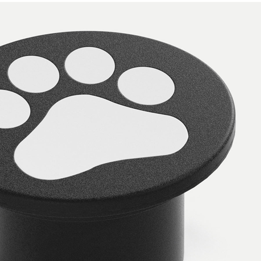 Modern Cat Paw Print LED Recessed Lights for Decks and Gardens-Lighom
