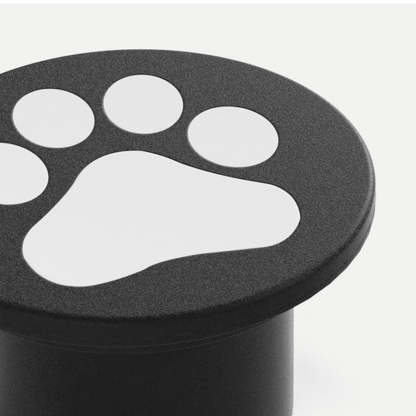 Modern Cat Paw Print LED Recessed Lights for Decks and Gardens-Lighom