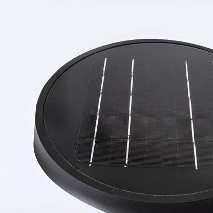 Black Cylindrical LED Pathway Lights Solar and Wired Outdoor Lighting Solutions-Lighom