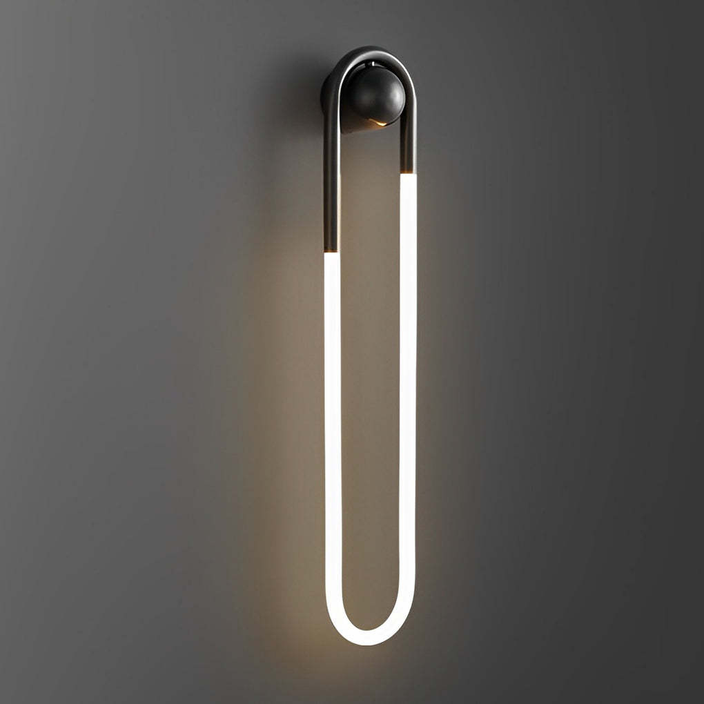 Rectangular Dimmable LED Copper Minimalist Wall Lamp