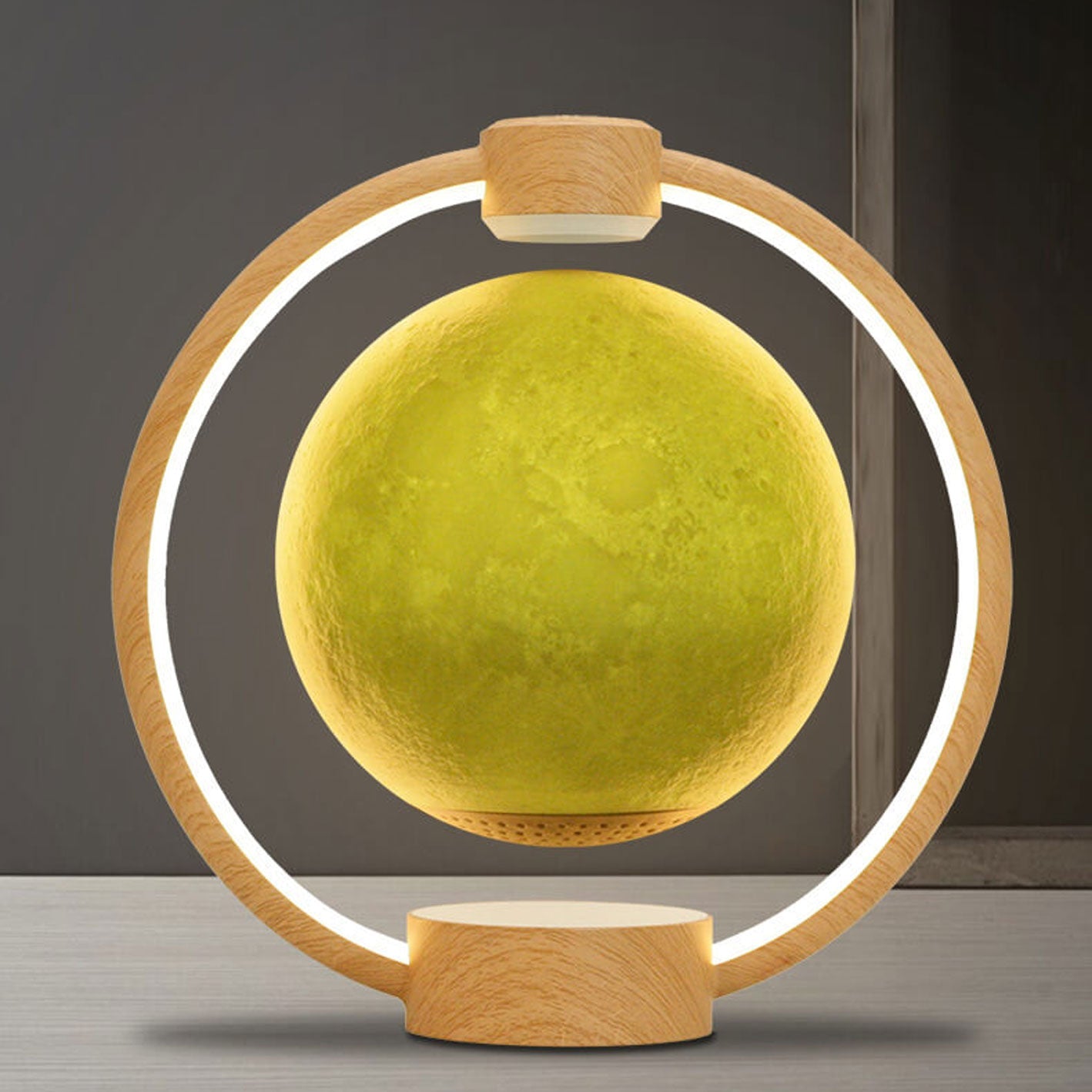 Maglev Moon LED Colorful Night Table Lamp