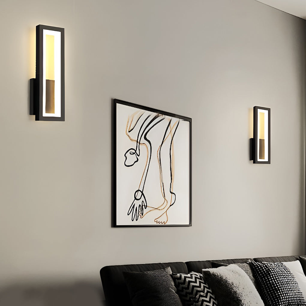 Rectangular LED Modern Wall Lamp Wall Sconce Lighting Wall Light Fixture-Lighom