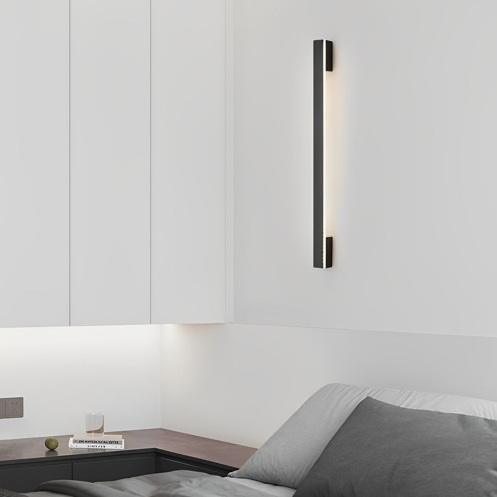 Long Strip Minimalist Three Step Dimming LED Copper Modern Wall Lamp-Lighom