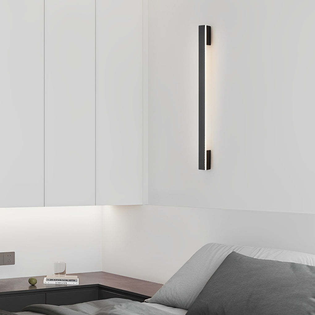 Long Strip Minimalist Three Step Dimming LED Copper Modern Wall Lamp-Lighom