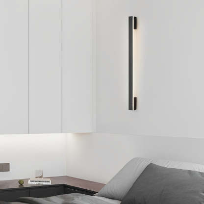 Long Strip Minimalist Three Step Dimming LED Copper Modern Wall Lamp-Lighom