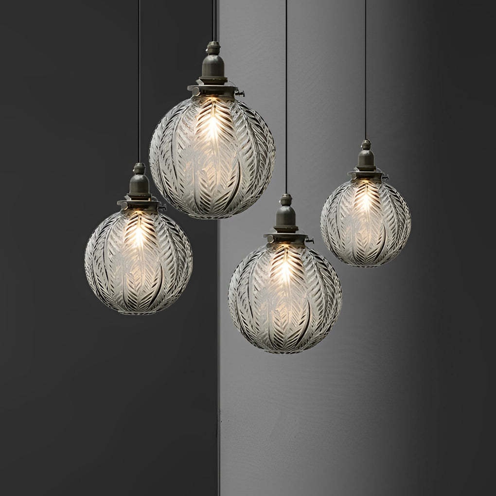 Glass Ball Dimmable LED Modern Pendant