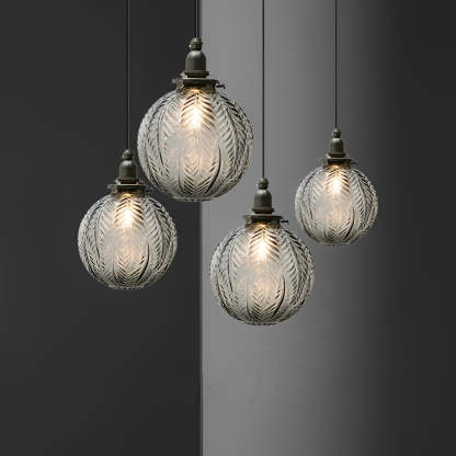 Glass Ball Dimmable LED Modern Pendant