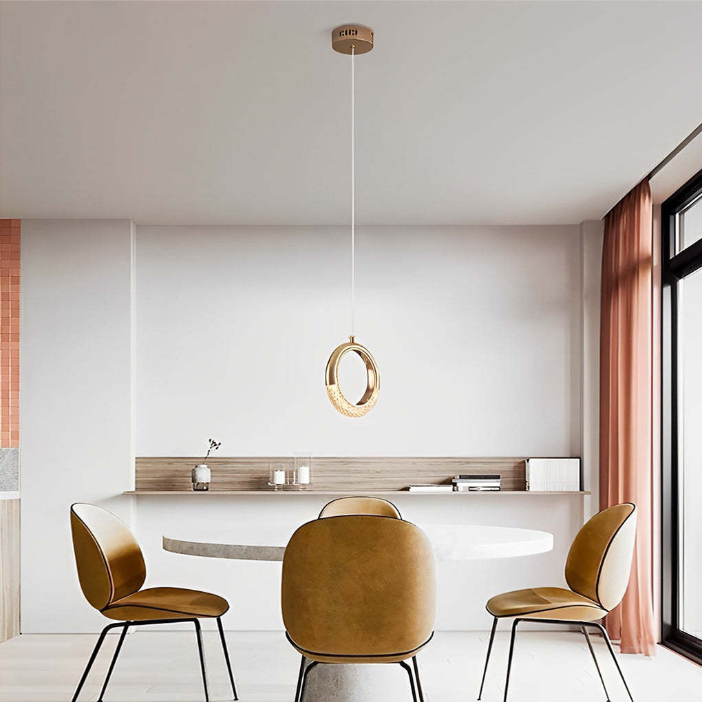 Ring-Shaped Metal Modern Pendant Chandelier