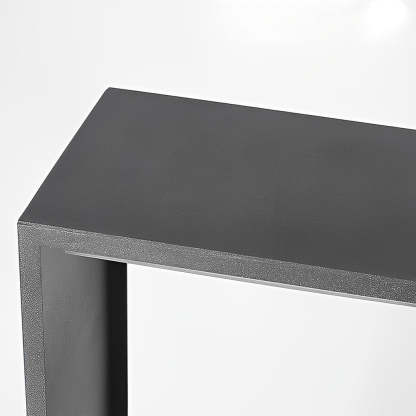 Rectangular Glass Mountain Scenery Black Modern Outdoor Pathway Lights-Lighom