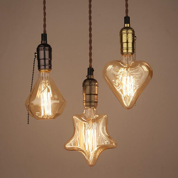 Retro Single Pendant Light Trio Design