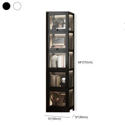 Vertical Narrow Display Bookcase