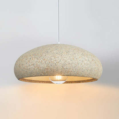 Creative Stone Beige Pendant Light For Dining Room